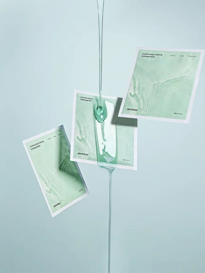 Успокаивающая гидрогелевая маска с центеллой dewdap Cicatea Deep Calming Hydrogel Mask