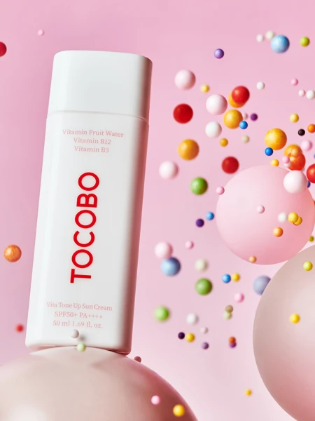 Солнцезащитный крем с комплексом витаминов TOCOBO VIta Tone Up Sun Cream SPF50+ PA++++ Солнцезащитный крем с комплексом витаминов TOCOBO VIta Tone Up Sun Cream SPF50+ PA++++