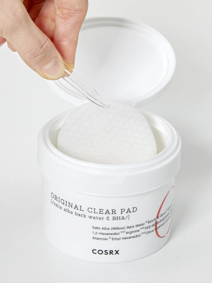 Очищающие подушечки для лица с салициловой кислотой COSRX One step Original Clear Pad