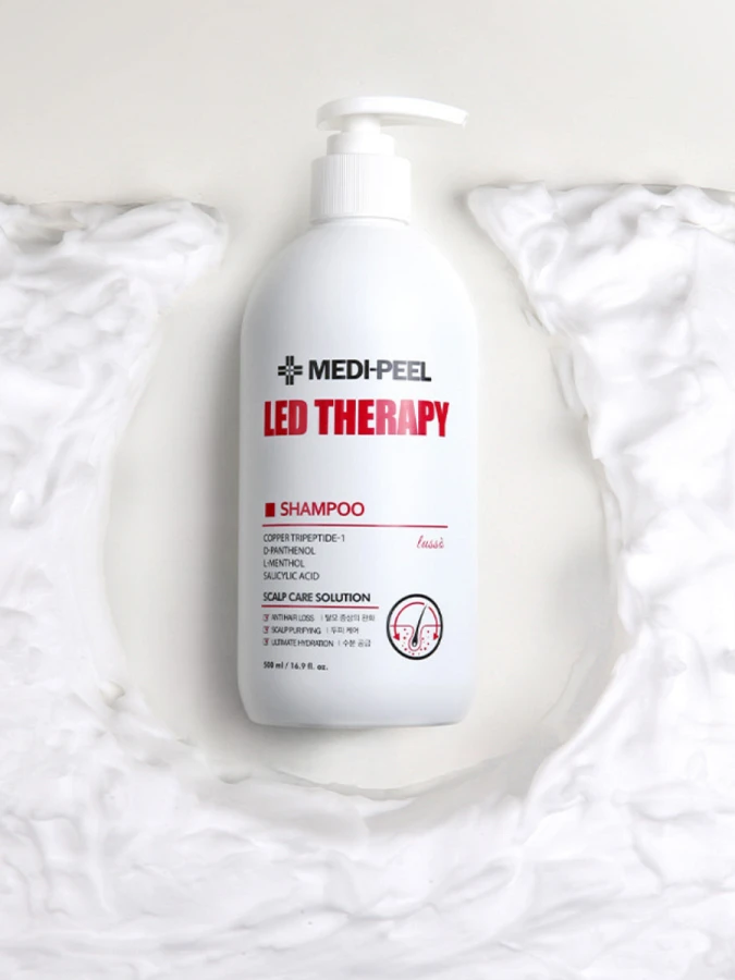 Укрепляющий шампунь с пептидами Medi-Peel Led Therapy Shampoo