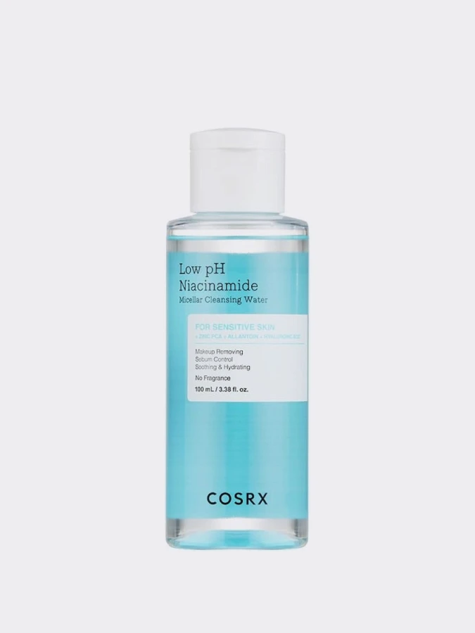 Мягкая мицеллярная вода для снятия макияжа с ниацинамидом TRAVEL COSRX Low pH Niacinamide Micellar Cleansing Water