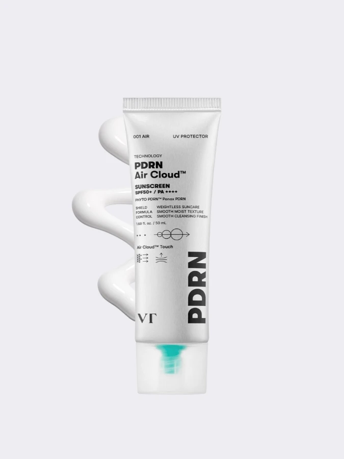 Увлажняющий солнцезащитный крем с ПДРН VT Cosmetics Air Cloud Sunscreen