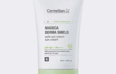 Успокаивающий солнцезащитный крем с экстрактом центеллы Centellian24 Madeca Derma Shield Safe Sun Cream