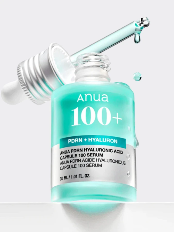 Глубокоувлажняющая сыворотка с ПДРН и гиалуроновой кислотой ANUA PDRN Hyaluronic Acid Capsule 100 Serum