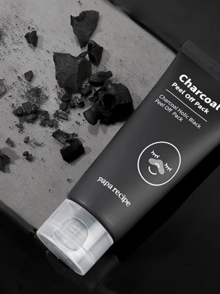 Очищающая маска-плёнка с древесным углём Papa Recipe Charcoal Holic Black Peel Off Pack