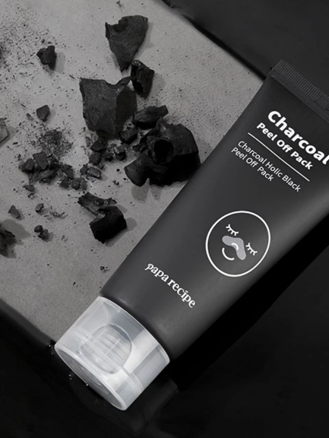 Очищающая маска-плёнка с древесным углём Papa Recipe Charcoal Holic Black Peel Off Pack