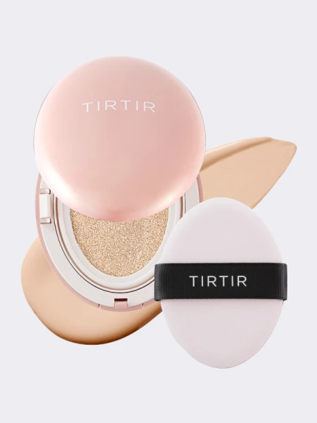Тональный кушон со стойким матовым финишем TIRTIR Mask Fit All-Cover Cushion 15C Fair Porcelain Тональный кушон со стойким матовым финишем TIRTIR Mask Fit All-Cover Cushion 15C Fair Porcelain