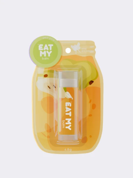 Бальзам для губ с ароматом "Грушевый компот" EAT MY BALM Pear Juice
