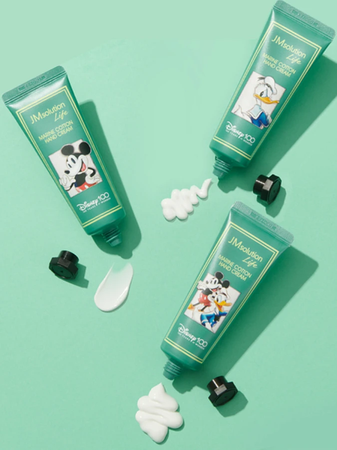 Подарочный набор кремов для рук с ароматом хлопка JMSolution Life Marine Cotton Hand Cream Set Disney