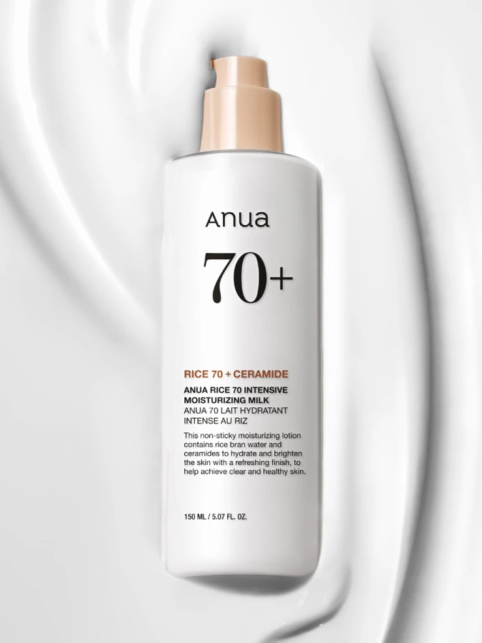 Интенсивное увлажняющее молочко-эмульсия с рисовым экстрактом и керамидами ANUA Rice 70 Intensive Moisturizing Milk