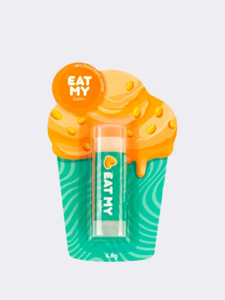 Бальзам для губ с ароматом облепихового сорбета EAT MY BALM Sea Buckthorn Sorbet