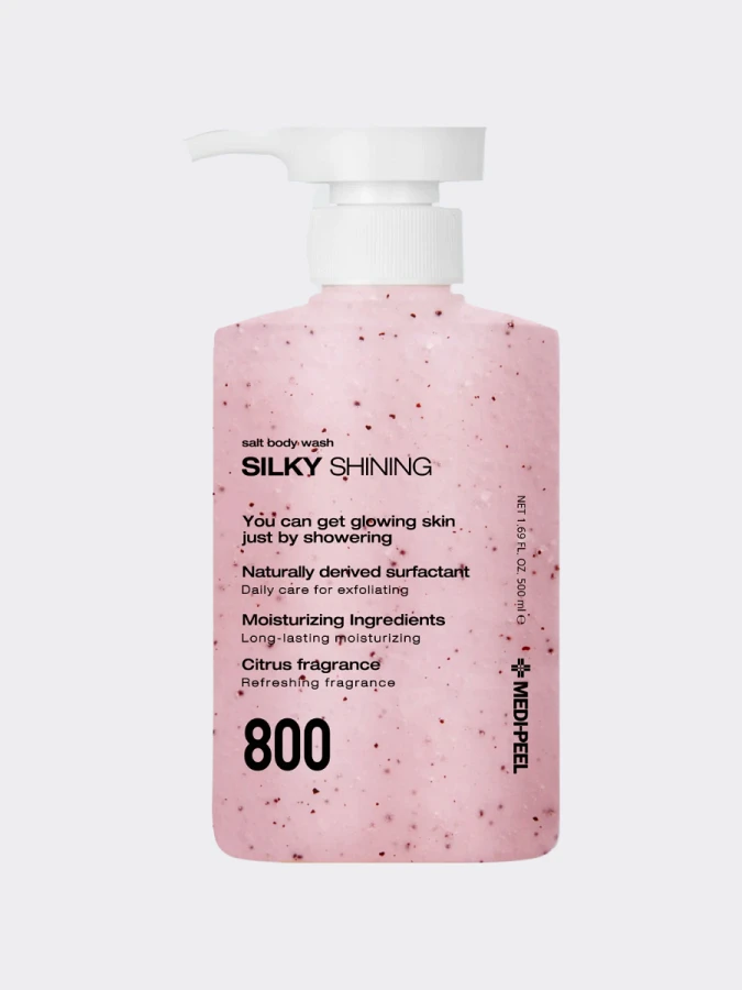 Смягчающий скраб-гель для душа с морской солью MEDI-PEEL Silky Shining Salt Body Wash