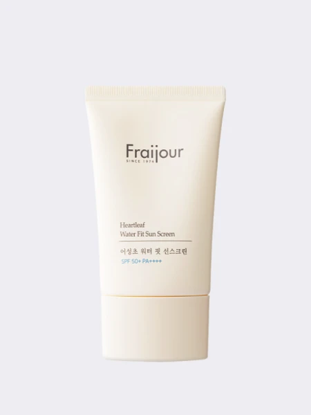 Лёгкий солнцезащитный крем с гиалуроновой кислотой Fraijour Heartleaf Water Fit SPF 50+ PA ++++ Sun Cream