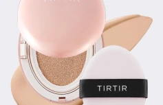 Тональный кушон со стойким матовым финишем TIRTIR Mask Fit All-Cover Cushion 21C Cool Ivory