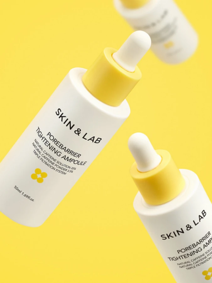 Обновлённая сыворотка для сужения пор с кофеином SKIN&LAB Porebarrier Tightening Ampoule