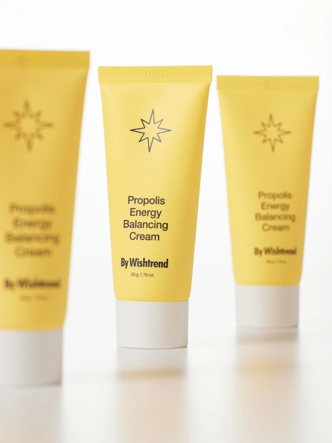 Укрепляющий крем для лица с прополисом и бифидобактериями By Wishtrend Propolis Energy Balancing Cream