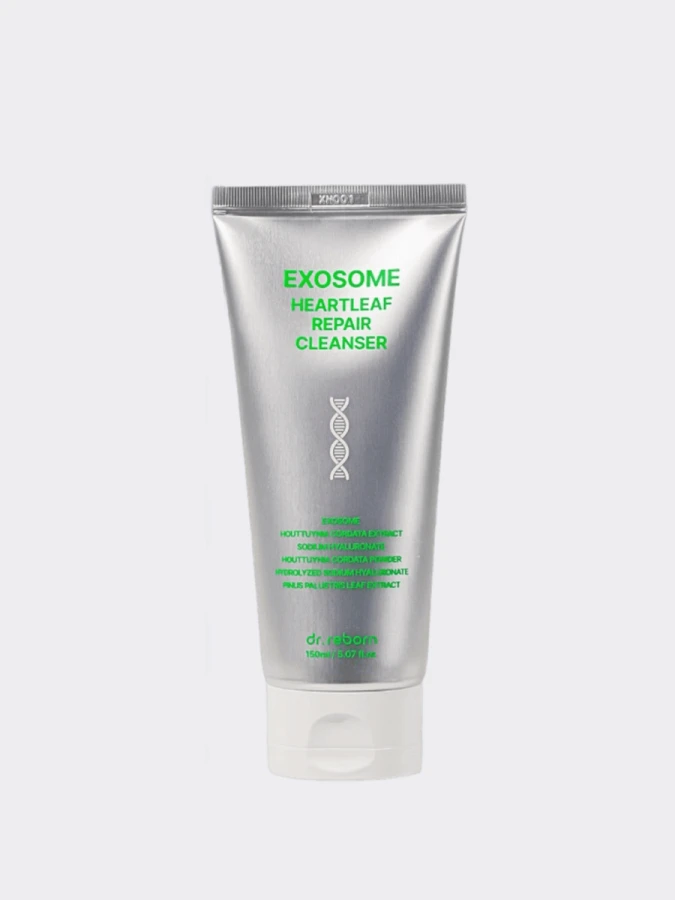 Гель для умывания с экзосомами и экстрактом хауттюйнии DR.REBORN Exosome Heartleaf Repair Cleanser