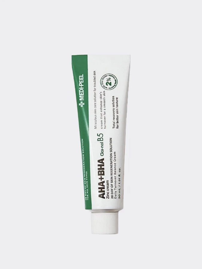 Противовоспалительный крем с комплексом кислот и цинком MEDI-PEEL AHA BHA Zinc Cica-Nol B5 Cream