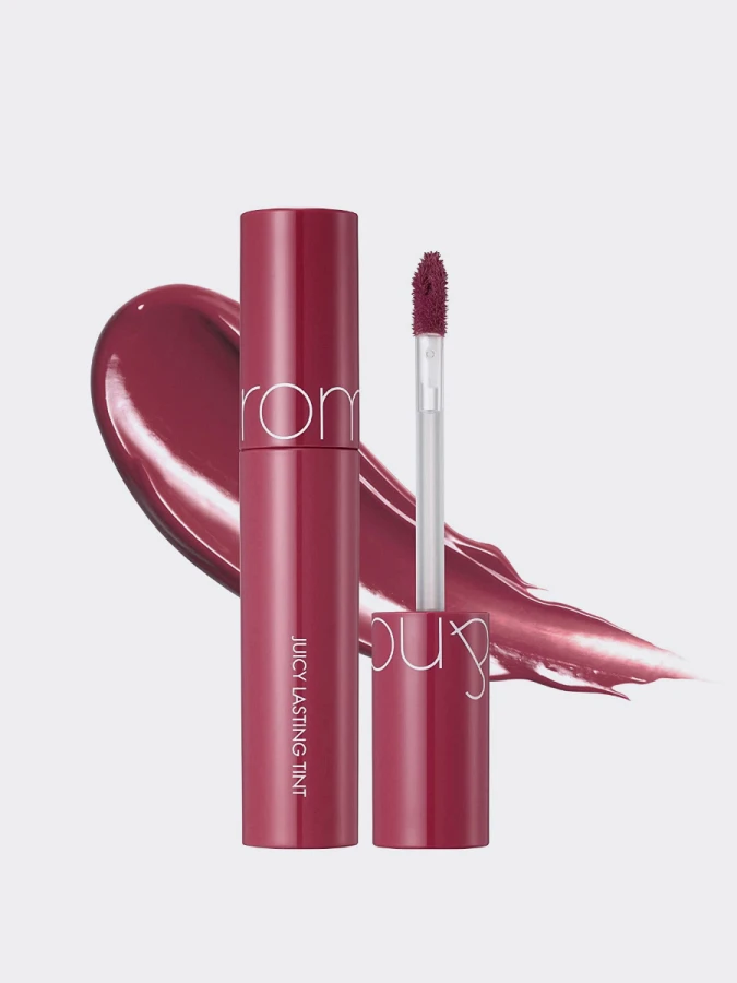 Сочный глянцевый пигмент для губ с фруктовым оттенком инжира rom&nd Juicy Lasting Tint 06 FigFig
