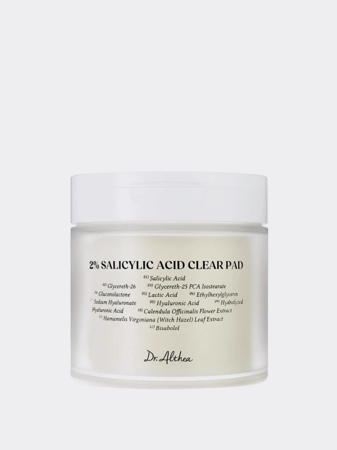 Себорегулирующие тонер-диски с салициловой кислотой Dr.Althea 2% Salicylic Acid Clear Pad