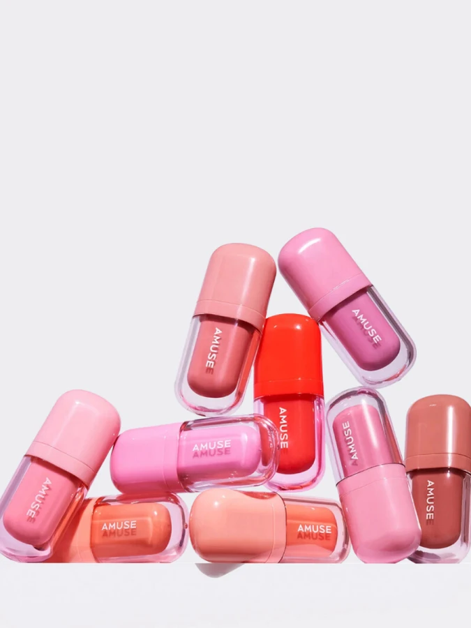 Глянцевый тинт-плампер для губ AMUSE Bebe Tint 04 Apple Like