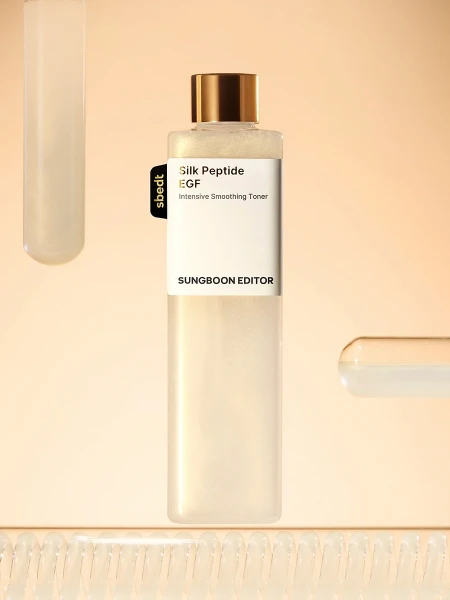 Восстанавливающий тонер с пептидами Sungboon Editor Silk Peptide EGF Intensive Smoothing Toner