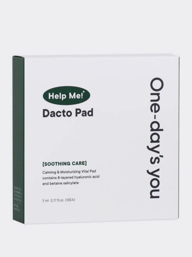 Увлажняющие тонер-пэды с гиалуроновой кислотой TRAVEL One-Day's You Help Me Dacto Pad