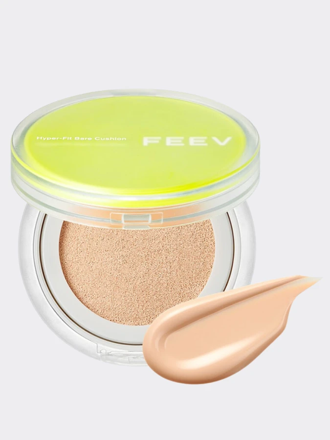 Лёгкий тональный кушон FEEV Hyper-Fit Bare Cushion 03 Nude Dew