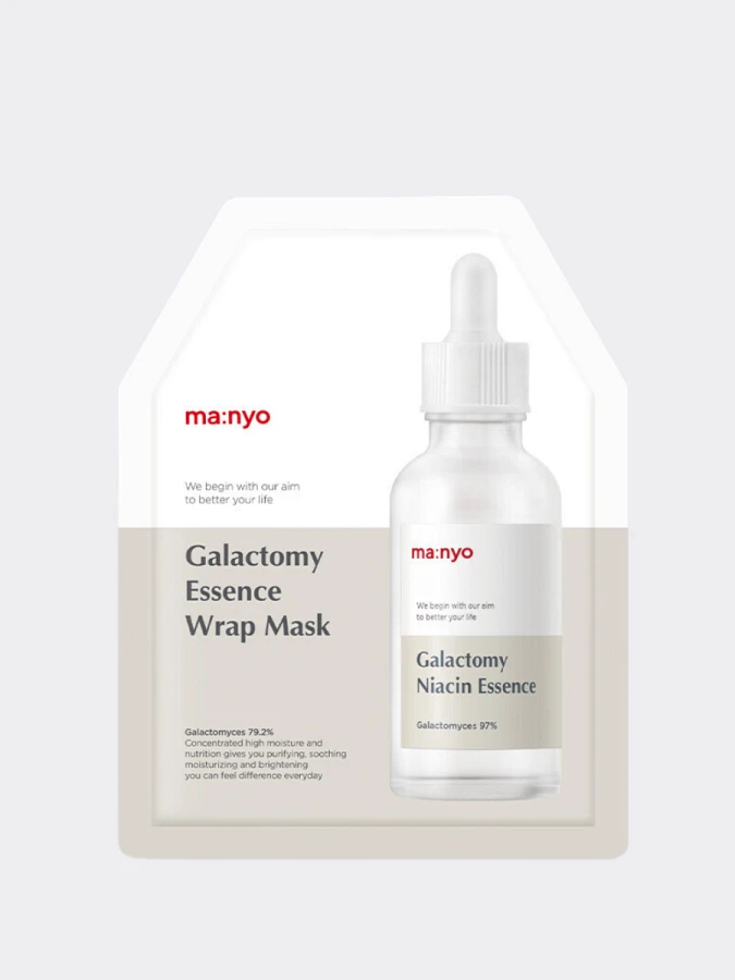 Восстанавливающая гидрогелевая маска с галактомисисом Ma:nyo Factory Galactomy Essece Wrap Mask