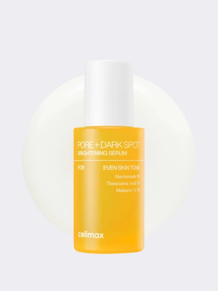 Осветляющая сыворотка для лица с фруктовыми экстрактами Celimax Pore + Dark Spot Brightening Serum
