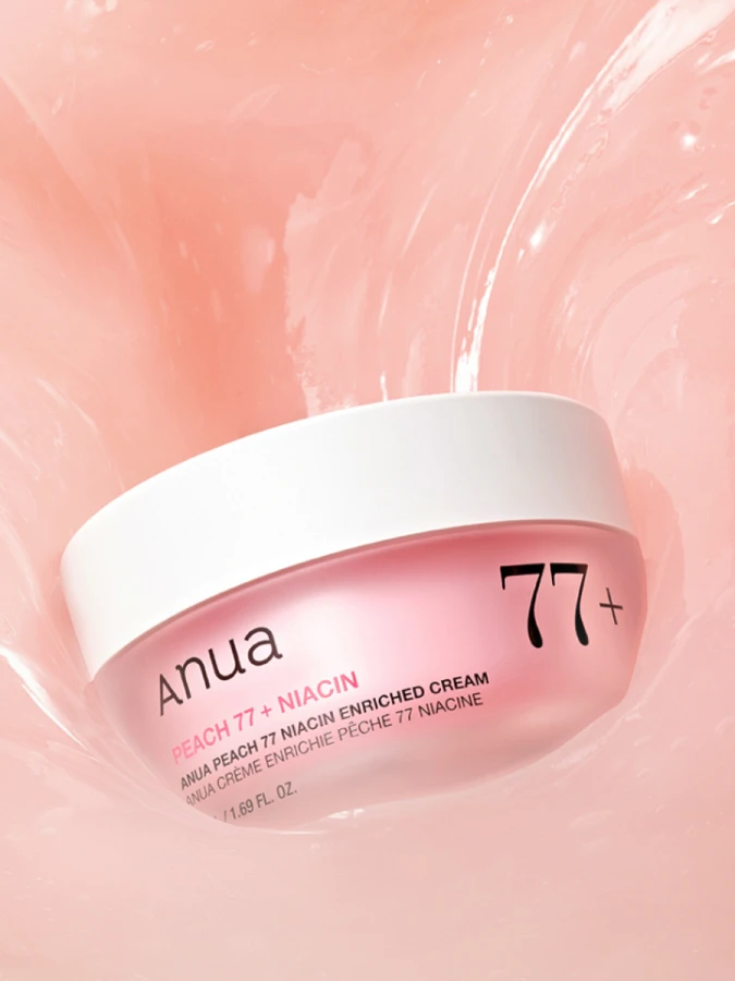 Смягчающий крем для лица с экстрактом персика и ниацинамидом ANUA Peach 77% Niacin Enriched Cream
