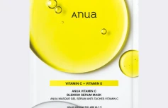 Осветляющая тканевая маска для лица ANUA Green Lemon Vita C Blemish Serum Mask