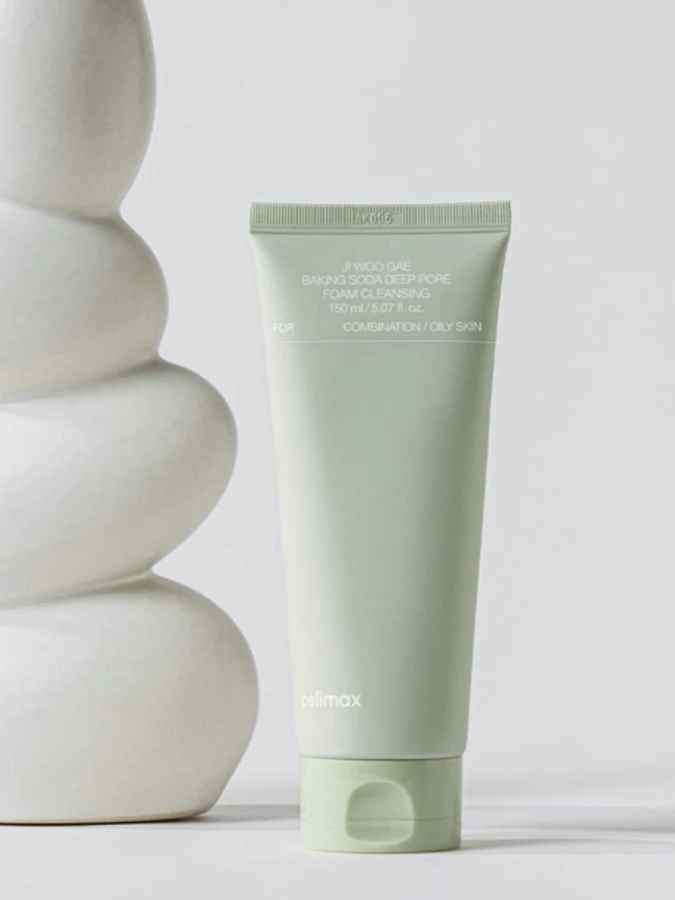 Глубокоочищающая пенка для умывания с содой Celimax Ji Woo Gae Baking Soda Deep Pore Foam Cleansing