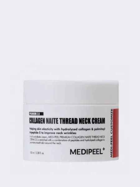 Интенсивный моделирующий крем для шеи и зоны декольте MEDI-PEEL Premium Collagen Naite Thread Neck Cream 2.0
