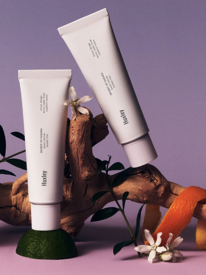 Увлажняющий крем для рук со свежим травяным ароматом Huxley Hand Cream Sunset Fog