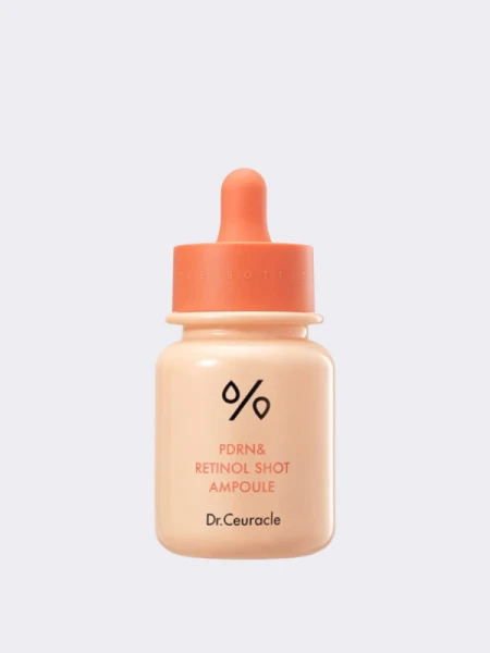Укрепляющая ампульная сыворотка-бустер с ретинолом и ПДРН Dr.Ceuracle PDRN & Retinol Shot Ampoule