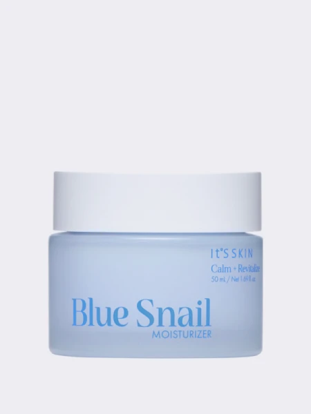 Увлажняющий крем для лица с муцином улитки и азуленом It's Skin Blue Snail Moisturizer Увлажняющий крем для лица с муцином улитки и азуленом It's Skin Blue Snail Moisturizer
