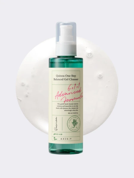 Очищающий гель для умывания с экстрактом киноа AXIS-Y Quinoa One Step Balanced Gel Cleanser