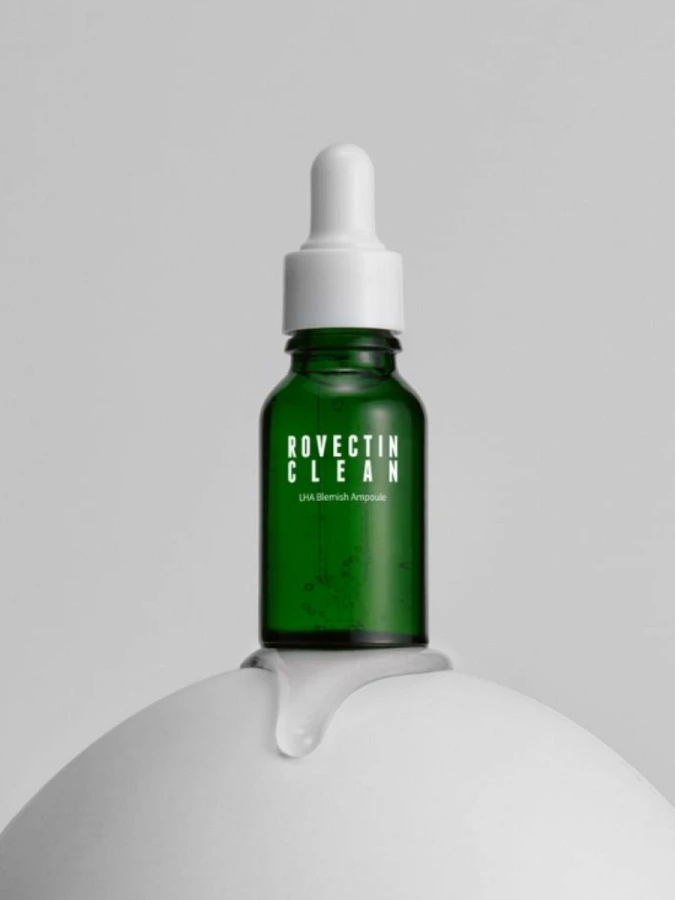 МИНИ Сыворотка для лица против воспалений и постакне ROVECTIN Clean LHA Blemish Ampoule