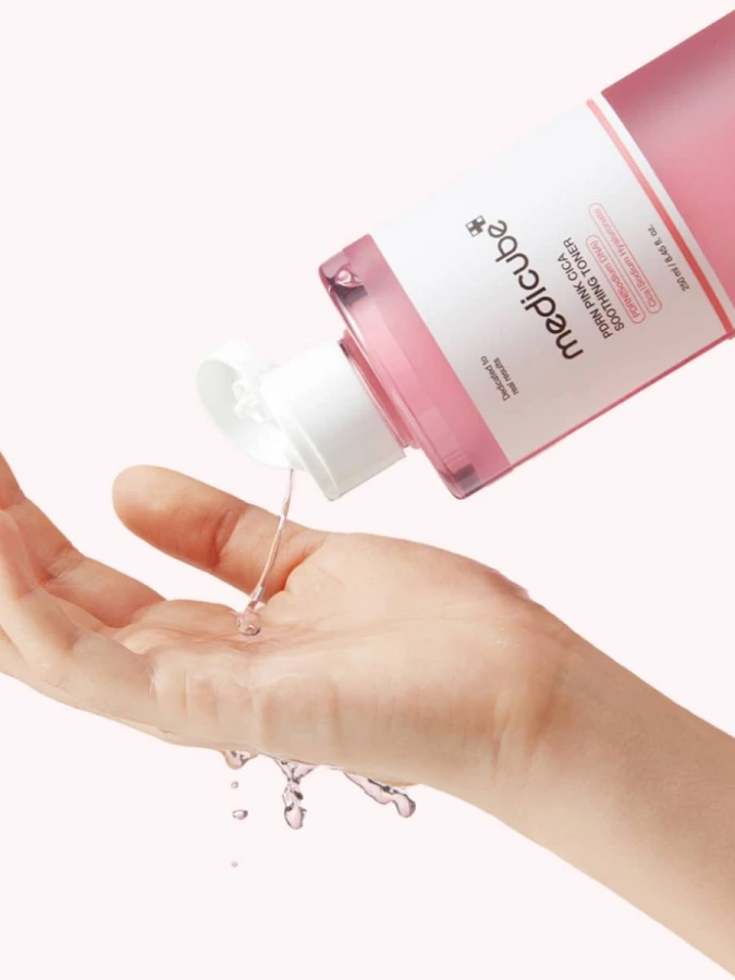 Смягчающий тонер с центеллой и ПДРН Medicube PDRN Pink Cica Soothing Toner