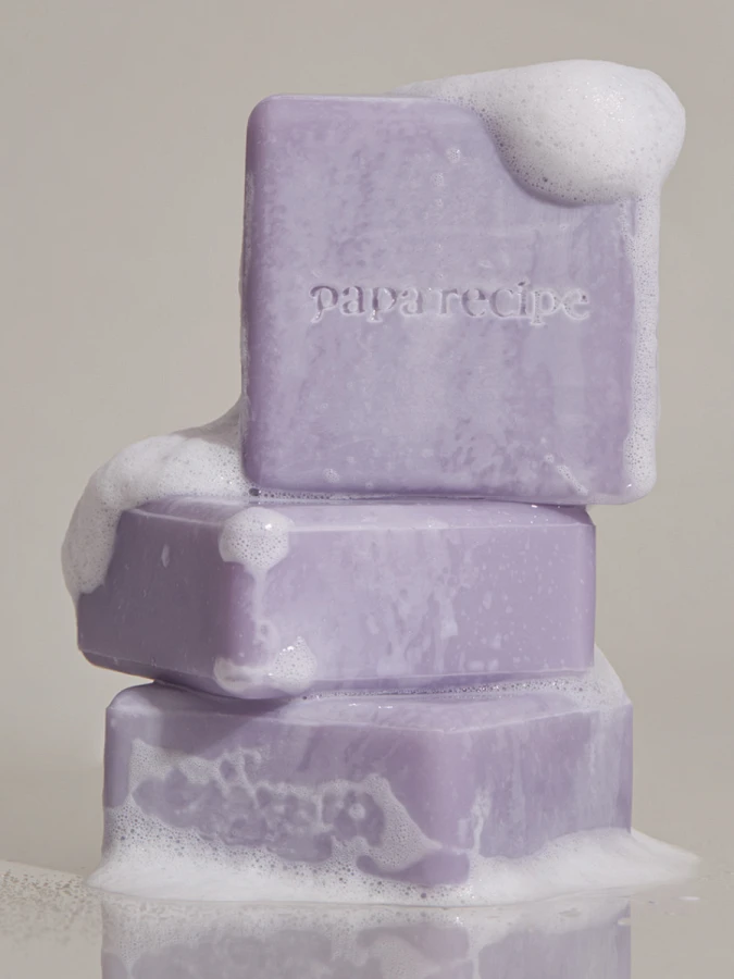Мягкое очищающее мыло для умывания с экстрактом баклажана Papa Recipe Eggplant Clearing Mild Soap