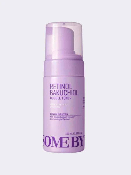 Пузырьковый тонер с ретинолом и бакучиолом Some By Mi Retinol Bakuchiol Bubble Toner