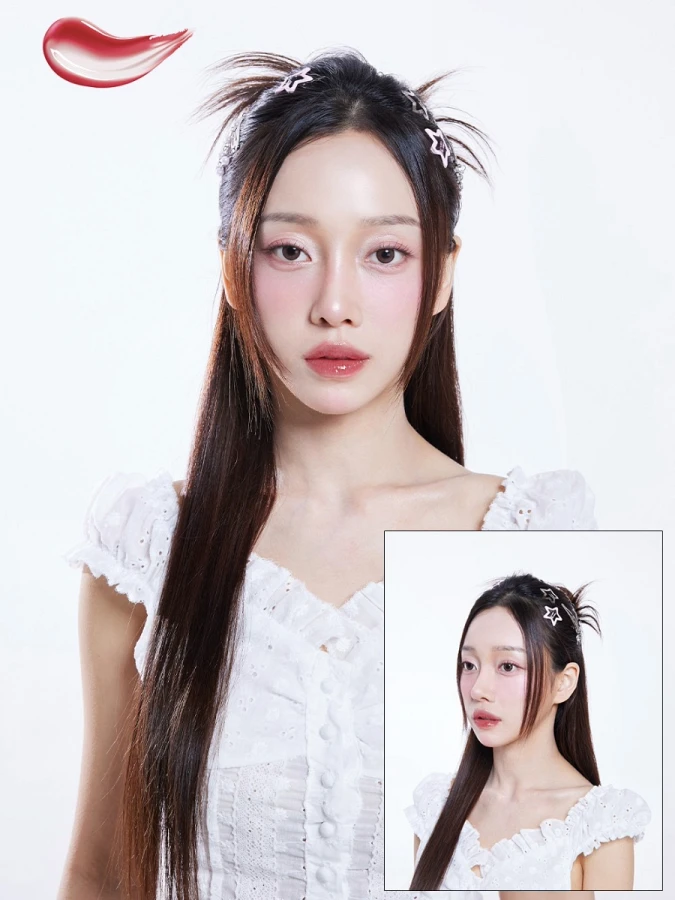 Тающий глянцевый блеск для губ Huemi Melting Glaze Lip Gloss #05 Scarlet Kiss