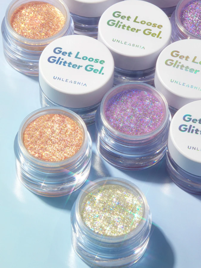 Гелевые декоративные блёстки для век UNLEASHIA Get Loose Glitter Gel N°2 Starlit Chaser