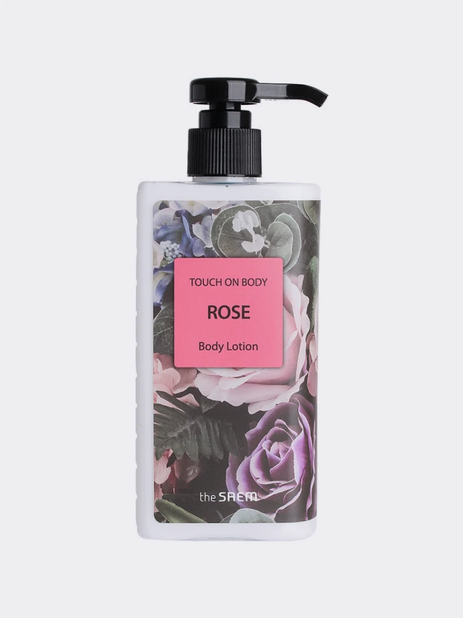 Увлажняющий лосьон для тела с ароматом розы The Saem Touch On Body Rose Body Lotion