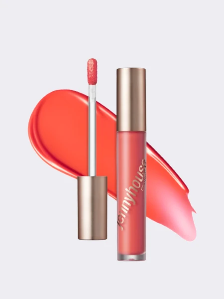 Тинт для губ в персиковом оттенке JennyHouse World Volume Coating Tint 01 Hawaiian Peach