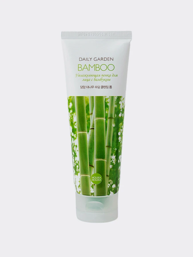 Освежающая пенка для умывания с экстрактом бамбука HOLIKA HOLIKA Daily Garden Bamboo Soothing Сleansing Foam