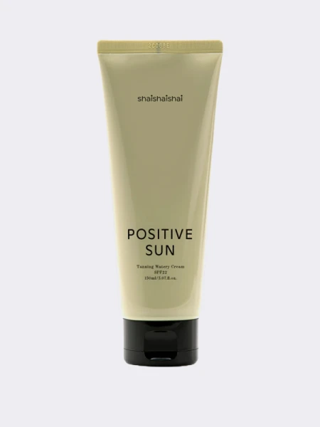 Антиоксидантный солнцезащитный лосьон для лица и тела ShaiShaiShai Positive Sun Tanning Watery Cream SPF22 Антиоксидантный солнцезащитный лосьон для лица и тела ShaiShaiShai Positive Sun Tanning Watery Cream SPF22