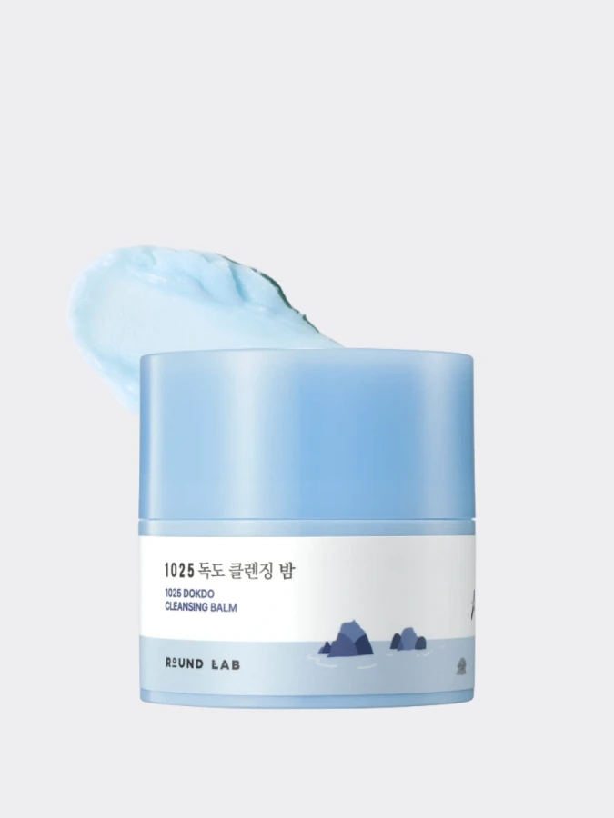 Очищающий гидрофильный бальзам-точилка с морской водой Round Lab 1025 Dokdo Cleansing Balm