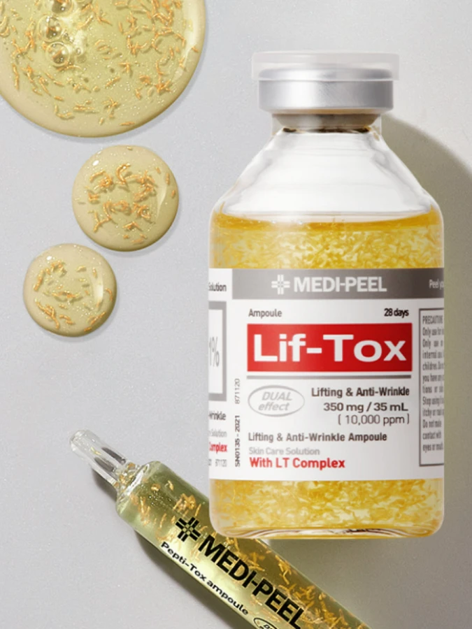 Ампульная лифтинг сыворотка с золотом и прополисом MEDI-PEEL Lif-Tox Ampoule